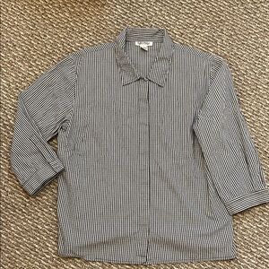 Tyler Boe Black and White Gingham Snap-Up Shirt